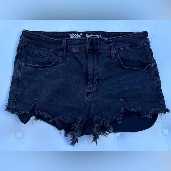 Mossimo Supply Co. Pants - Mossimo, black blue Jean shorts size 10